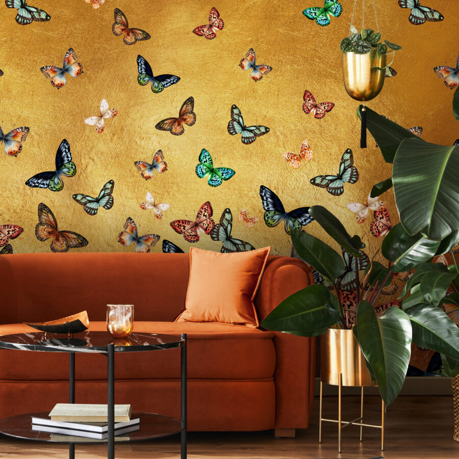 Papilio Parade Gold metallic roomset