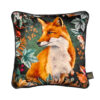 red fox velvet cushion cover